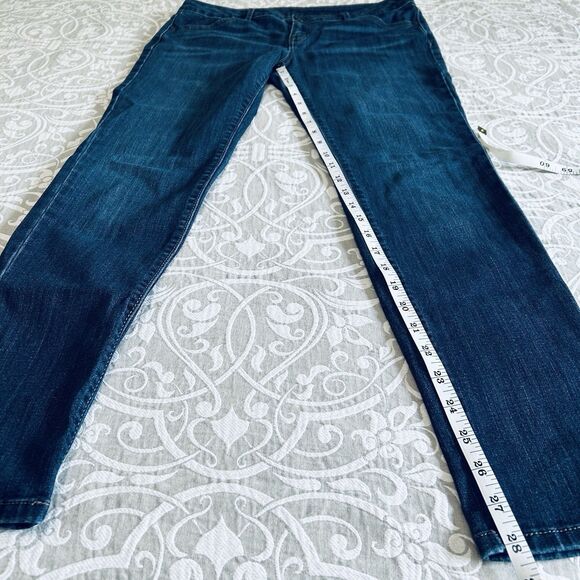 Simply Vera Wang Jean Pants Women 6 Blue Skinny Mid Rise 5 Pocket Casual Comfy - Picture 7 of 12
